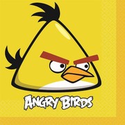 Angry Bird Party Napkins - Lunch Pk 16 