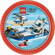 Lego Party Plates - Small 17cm Pk 8 