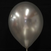 Balloons Latex Metallic 11in Silver Pk25 