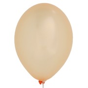 Balloons Latex Metallic 11in Peach Pk100 