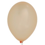Balloons Latex Metallic 11in Peach Pk25 