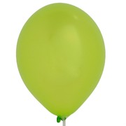 Balloons Latex Metallic 11in Apple Green Pk100 