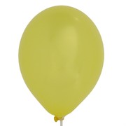 Balloons Latex Metallic 11in Citrus Yellow Pk100 