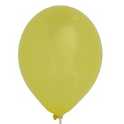 Balloons Latex Metallic 11in Citrus Yellow Pk25 