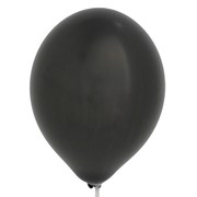 Balloons Latex Metallic 11in Black Pk25 