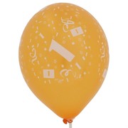 Balloons Latex All Over 1 Assorted Pk10 
