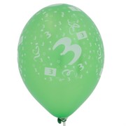 Balloons Latex All Over 3 Assorted Pk50 