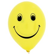 Balloons Latex 2 Sided Smile Pk10 