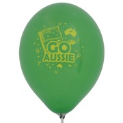 Balloons Latex 2 Sided Print Go Aussie Pk10 