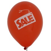Balloons Latex 2 Sided Sale Red Pk50 