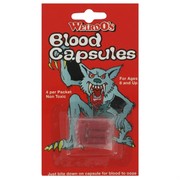 Fake Blood Capsules Pk 4 