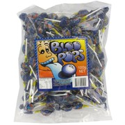 Blue Tongue Lollipops - Bloo Pops 1kg Pk 143 