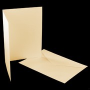 Card Pack C6 Blank Smooth Cream Pk5 