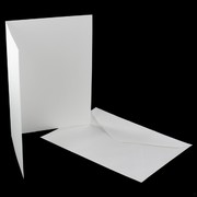 Card Pack C6 Blank Smooth White Pk5 