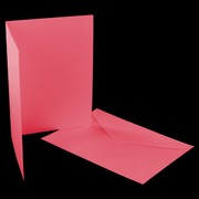 Card Pack C6 Blank Bullfinch Pink Pk5 