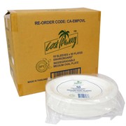 White Oval Paper Plates - Medium Pk500 