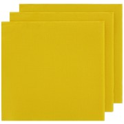 Gold Party Napkins - Dinner Elegance Castaway 40x40cm Pk50 