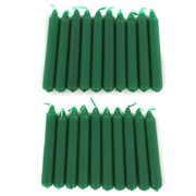 Candles Wish Green Pk20 