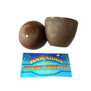 Hawaiian Coconut Sipper Cup (Luau) Pk1
