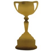 Cutout Melbourne Cup Large Gold 300mm Pk1 