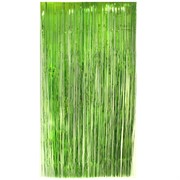 Curtain Tinsel Foil 90 x 200cm Lime Pk1 