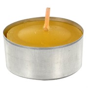 Candle Tealight Unscented Cream Pk20 