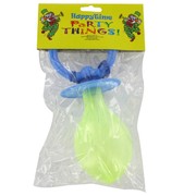 Baby Shower Favours - Giant Blue Plastic Dummy Pk1