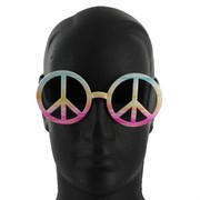 Party Glasses - Tie Dyed Peace Sign Pk1 
