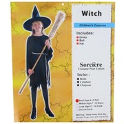 Costume Witch Classic Child Large Age 11 to 14 Pk1 