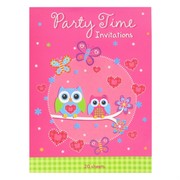 Invitation Pad - Pretty Owls Pk20