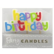 Happy Birthday Party Candle Pk1 