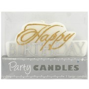 Happy Birthday Formal Party Candle Pk1 