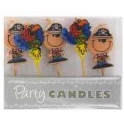 Pirates and Parrots Party Candles Pk5 