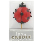Ladybug Party Candle Pk 1 