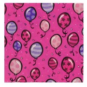 Party Napkins - Lunch Balloons Pink Purple Pk20 