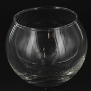 Tealight Holder Fishbowl Small Clear Pk1 