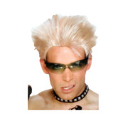 Punk Party Wig - Rock Idol Blonde Spiked Pk1 