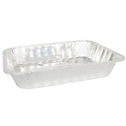 Aluminium Foil Roasting Tray Large Rectangle 43x30x6cm Pk1 