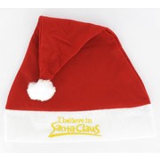 I Believe In Santa Embroidered Hat Pk1 