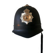 Black English Bobby Hat - Plastic Pk 1 
