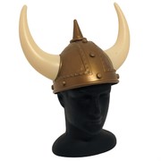 Plastic Viking Helmet - Long Horned Pk 1