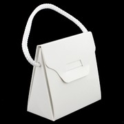Bonbonniere Handbag Small White 60x60x35mm Pk20 