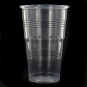 Clear Party Cups - Costwise Economy Plastic 340ml Pk50 