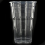 Clear Plastic Cups - 425ml Pk 50 