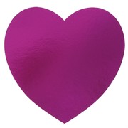 Cutout Heart Magenta 230mm Pk1 