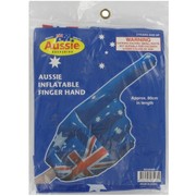 Inflatable Aussie Finger Hand 80cm Pk1 