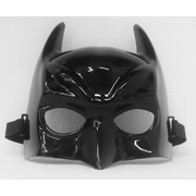 Black Plastic Batman Party Mask Pk 1 