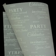 A4 Sheet Paper Party Sheer Pk10 