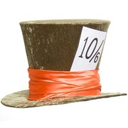 Mad Hatter Hat - Deluxe Green Velvet Pk 1