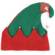 Christmas Elf Hat with Bells Pk1